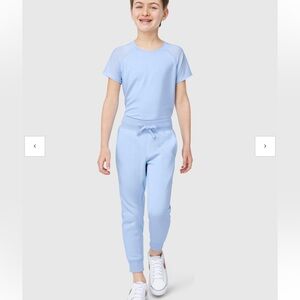 FWD Girl's Core All Year Jogger Pants Chambray Blue